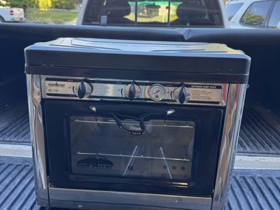 Camp Chef Outdoor Camp Oven with 2 Burners and Built-In Thermometer