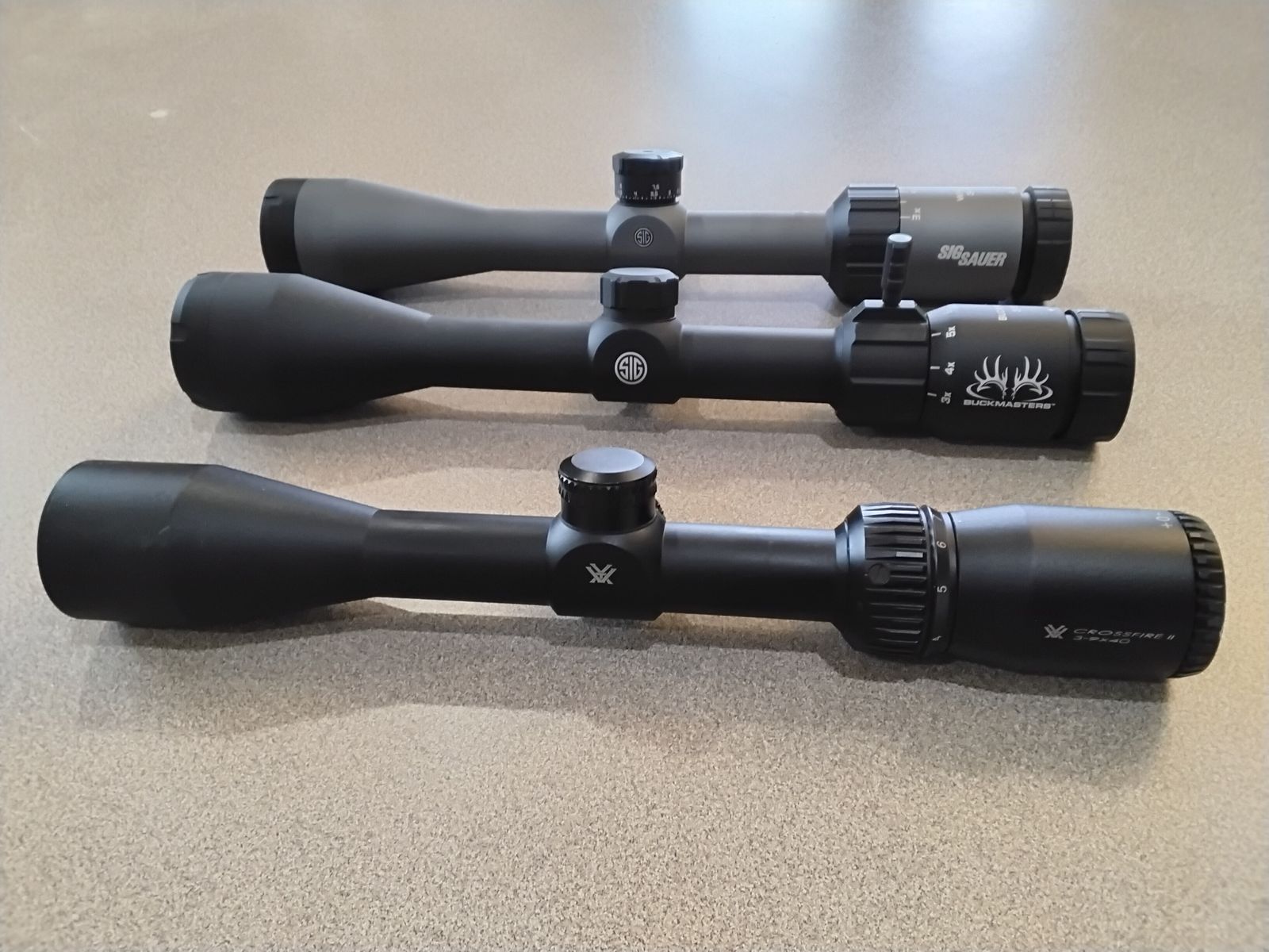 Rifle scopes
