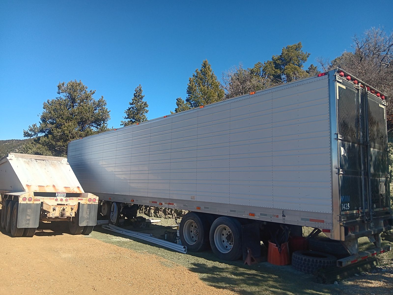 Refer trailer used for storage