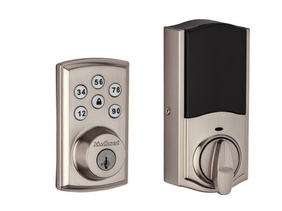 Kwikset 888 Smart Lock Electronic Deadbolt with Z-Wave Plus - Satin Nickel