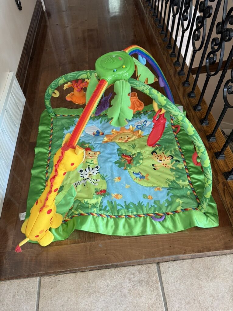 Fisher Price Rainforest Baby Lay Under Mat