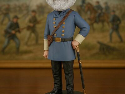 ️ Robert E. Lee Bobblehead – Royal Bobbles Civil