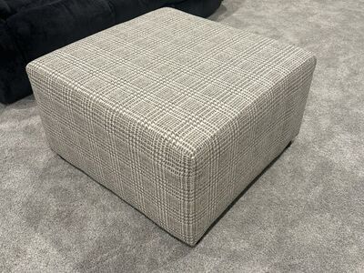 Large Plush Ottoman