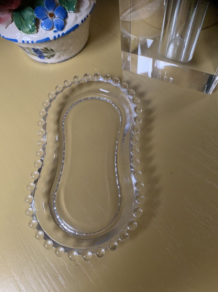 A Mid-Century Modern Style Tray- Candlewick Design