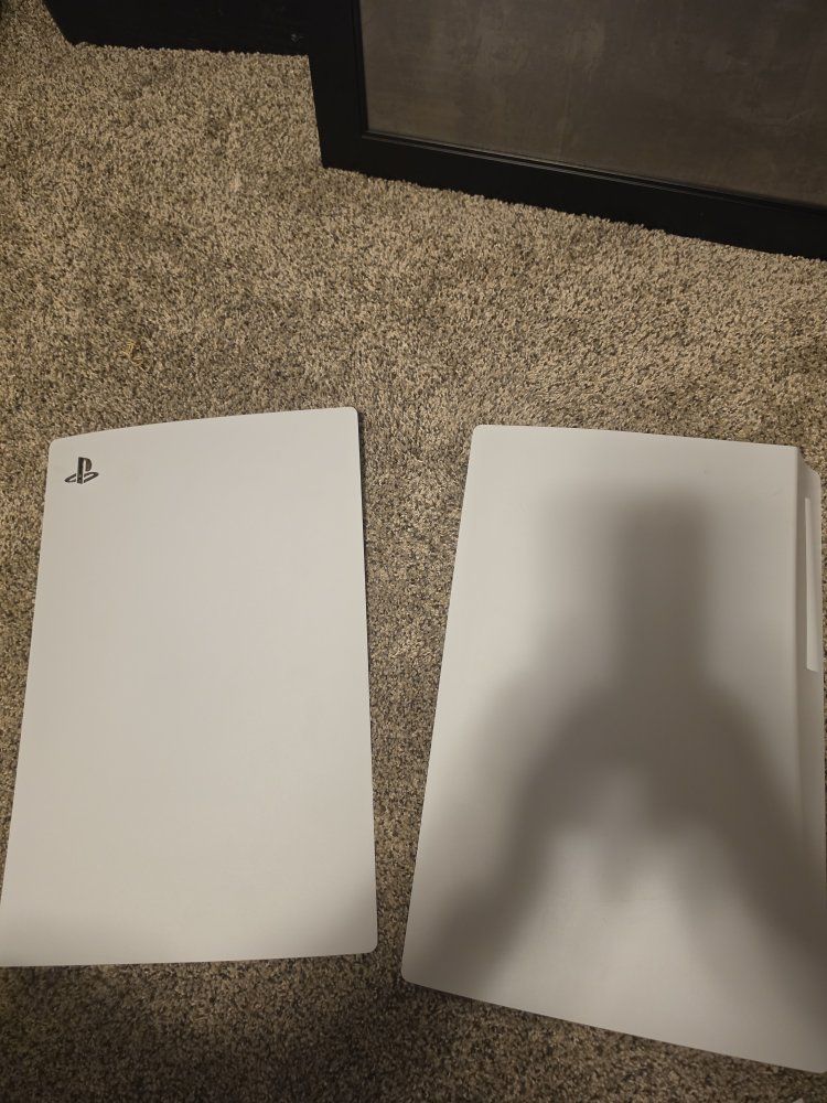 white ps5 cover plates