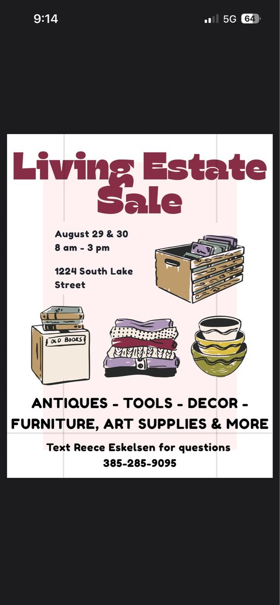 Living Estate Sale - Antiques, Tools, Decor, Furniture & More