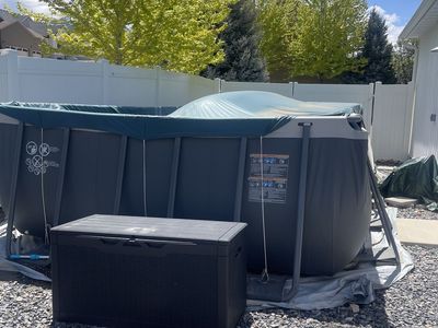 Intex Ultra XTR Saltwater Swimming Pool 24’x12x52” and lots of Accessories