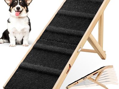 New Dog Ramp for Couch, 49" Long Foldable Pet Ramp for Small Large Dogs