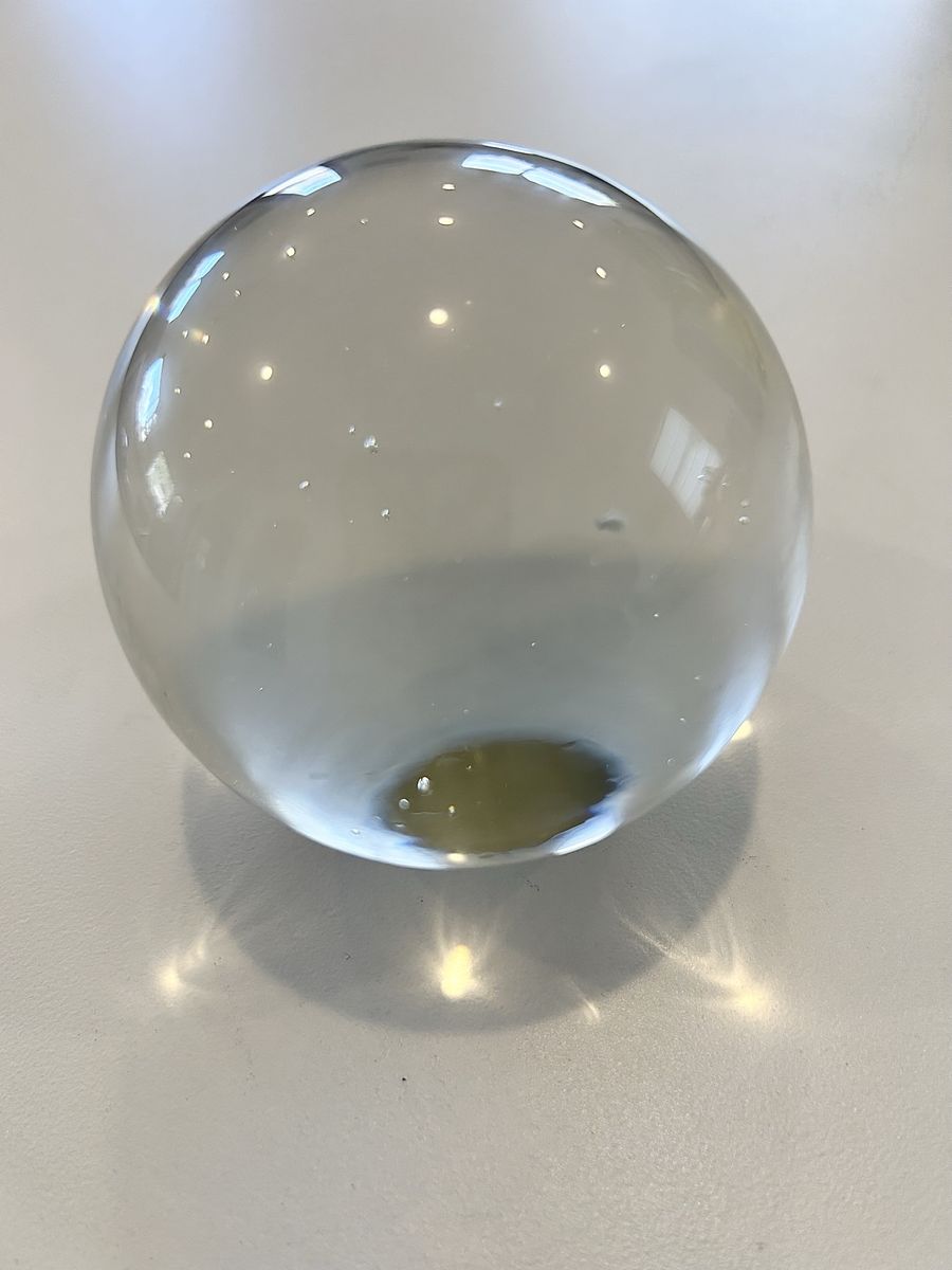 Glass Dome Magnifying Round Dome Paperweight 3 in