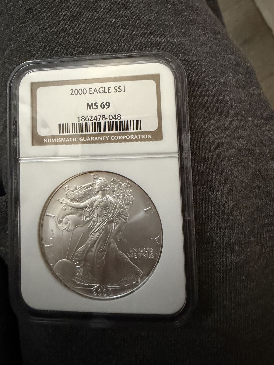 2000 silver eagle ms69