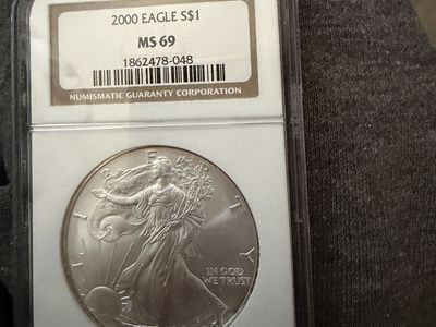 2000 silver eagle ms69