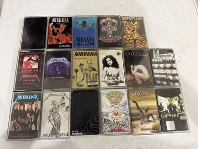 Heavy metal Pop rock cassettes