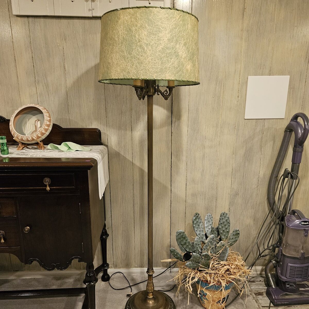 Vintage 4 way floor lamp