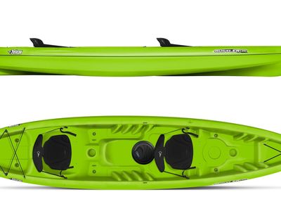 Pelican Rustler 130T Tandem KUF13P102-00 Kayak 13’ with 2 Paddles 1375475 #106285