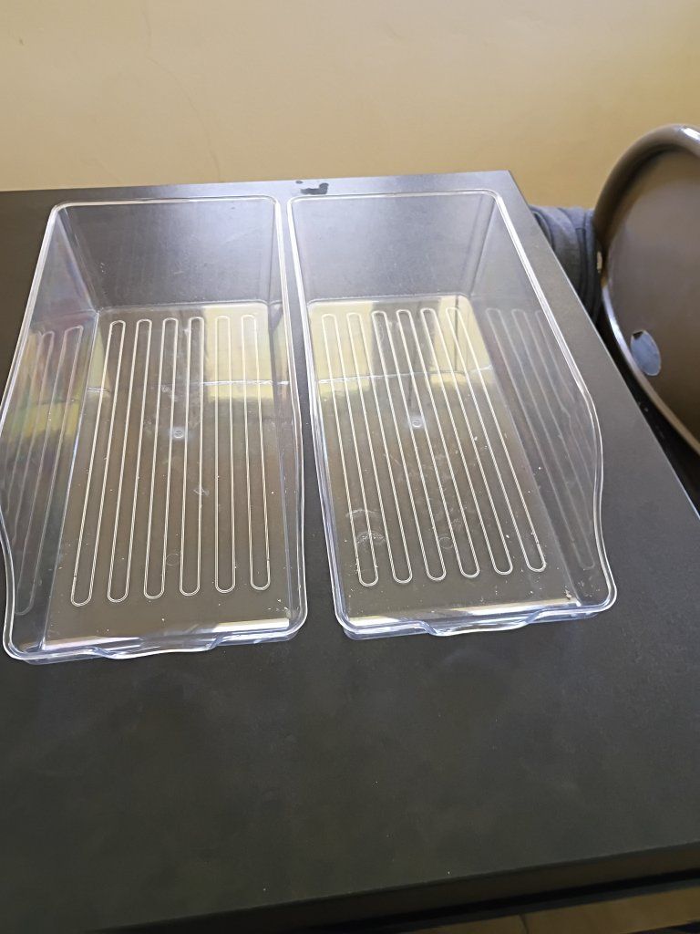 plastic soda can storage trays for fridge