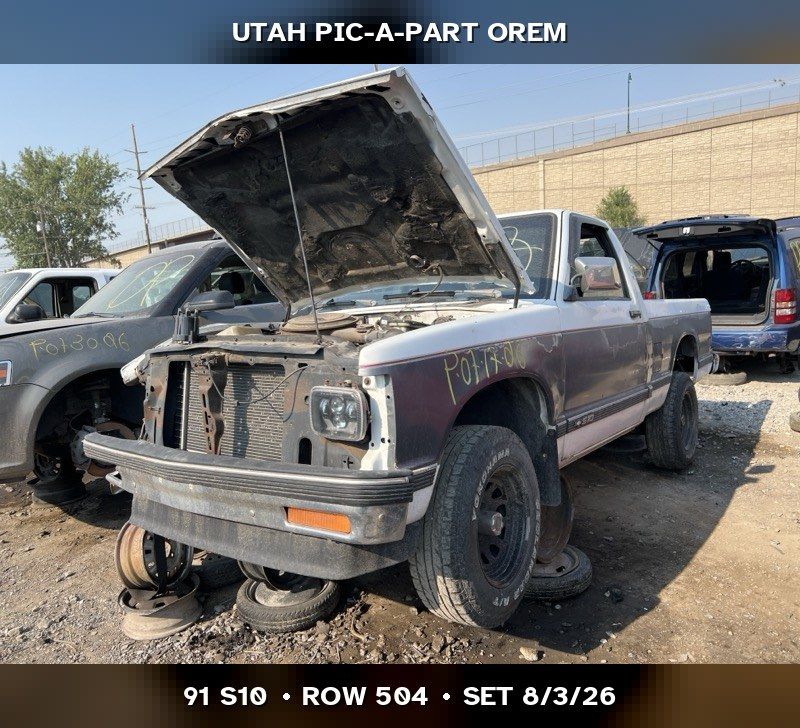Just In! 1991 Chevrolet S10 Parts - UTPAP Orem