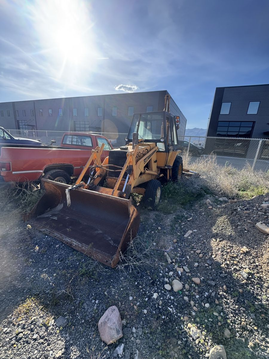 Case back hoe