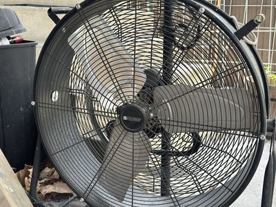 giant outdoor fan on wheels