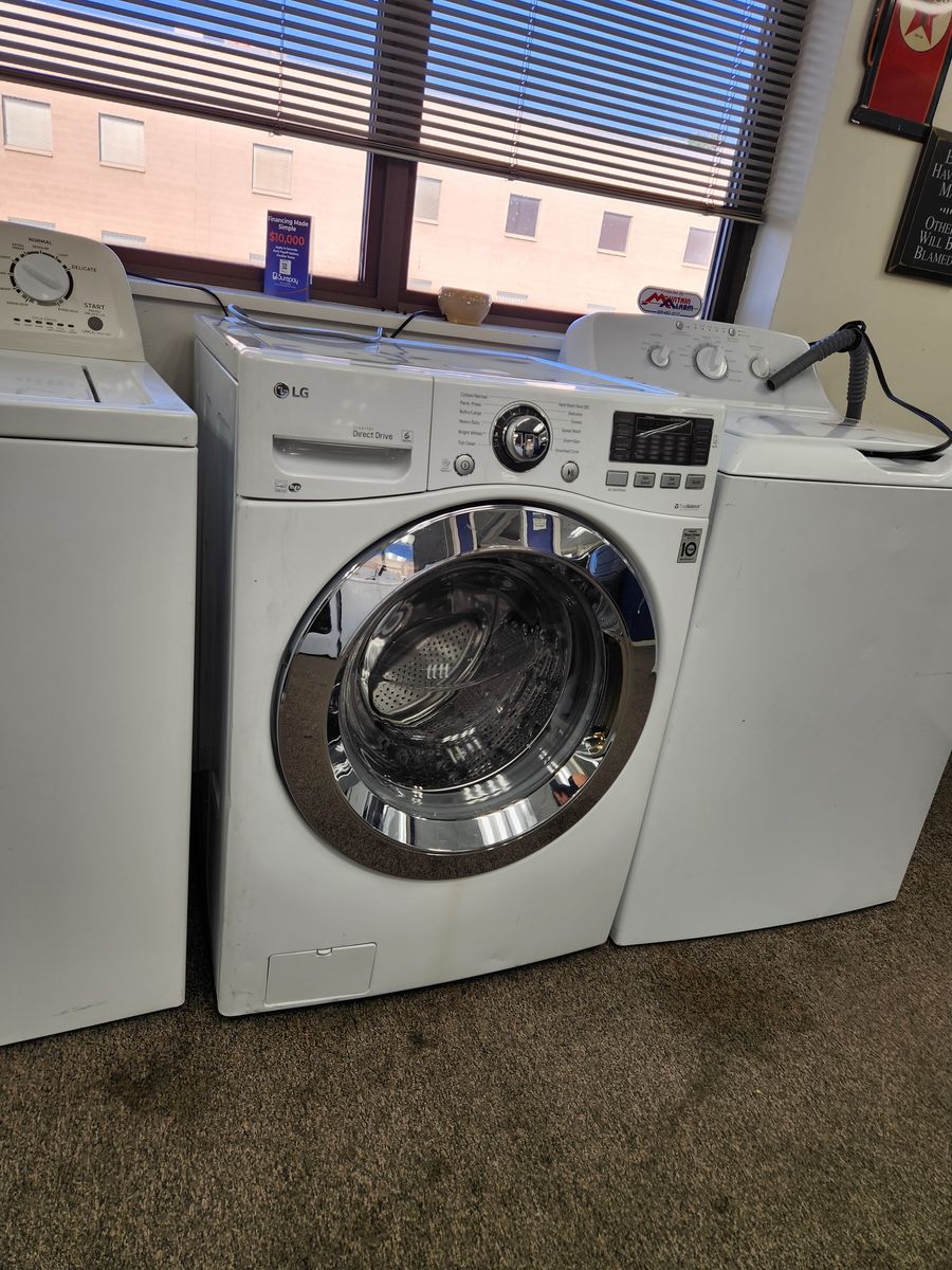LG Front Load Washer White Direct Drive Used