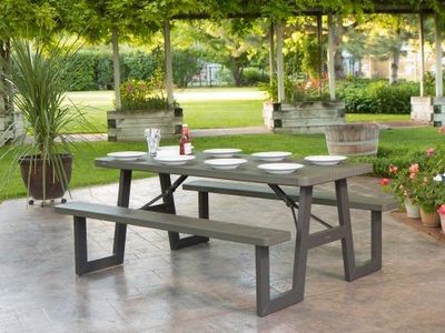Lifetime 6ft W-Framed Folding Picnic Table