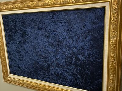 Gold Framed Pin / Peg Board