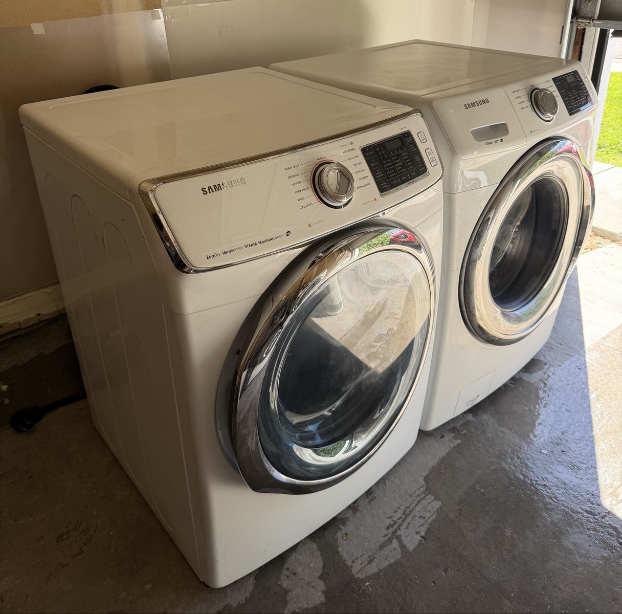 Samsung Front Load Washer Electric Dryer Set