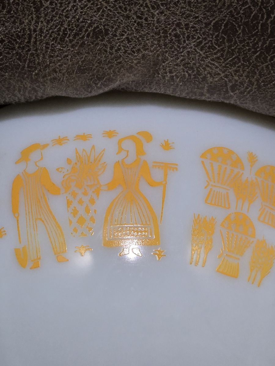 Vintage Rare Pyrex Pumpkin Orange Butterprint Cinderella Bowl
