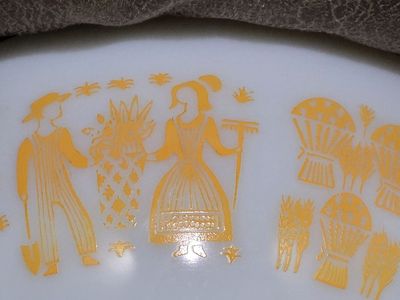 Vintage Rare Pyrex Pumpkin Orange Butterprint Cinderella Bowl