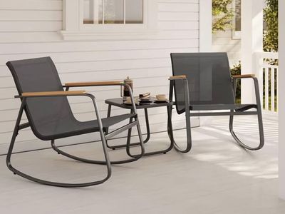 3-Piece Rocking Patio Set — Brand New