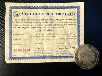 OBO 2012 Buffalo Tribute Proof