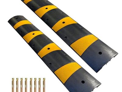 Rubber Speed Bump 6 Feet Rubber Driveway Modul