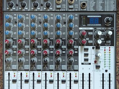 Behringer XENYX 1204FX 12-Input 2/2-Bus Analog Mixer w/ Onboard FX