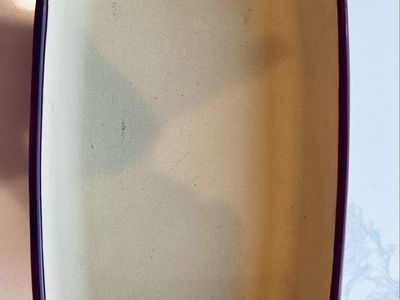 The Pampered Chef Cranberry Rectangular Stoneware Baker 6x9 #5152