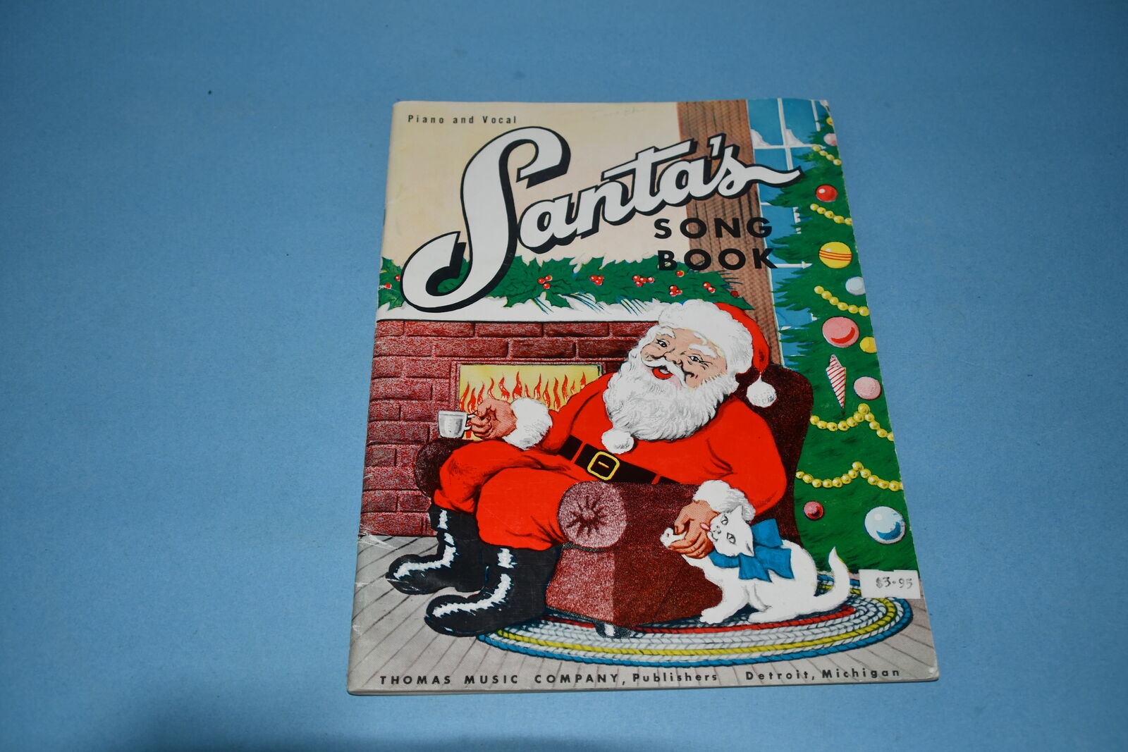 VINTAGE "SANTA'S SONGBOOK" ~ CHRISTMAS ~ 43 SONGS