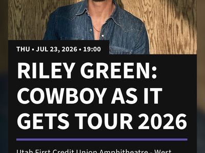 Riley Green: Cowboy As It Gets Tour Concert