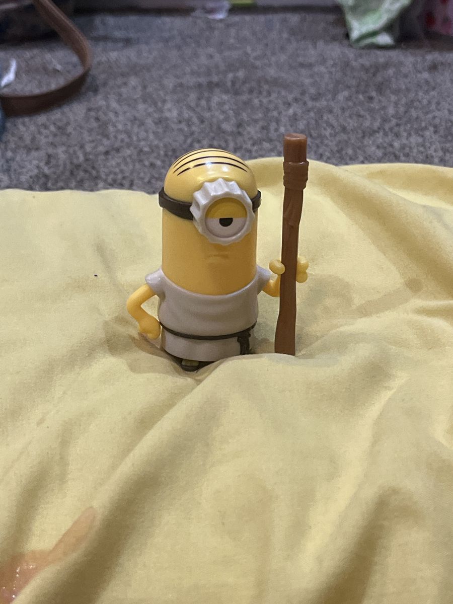 Despicable Me Minion Bob with Staff Action Figure Toy