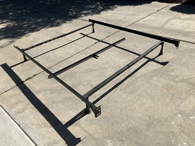Steel Bed Frame adjustable up to queen size