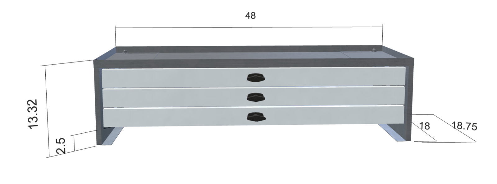 Heavy Duty Aluminum Drawer Package PN 23378A
