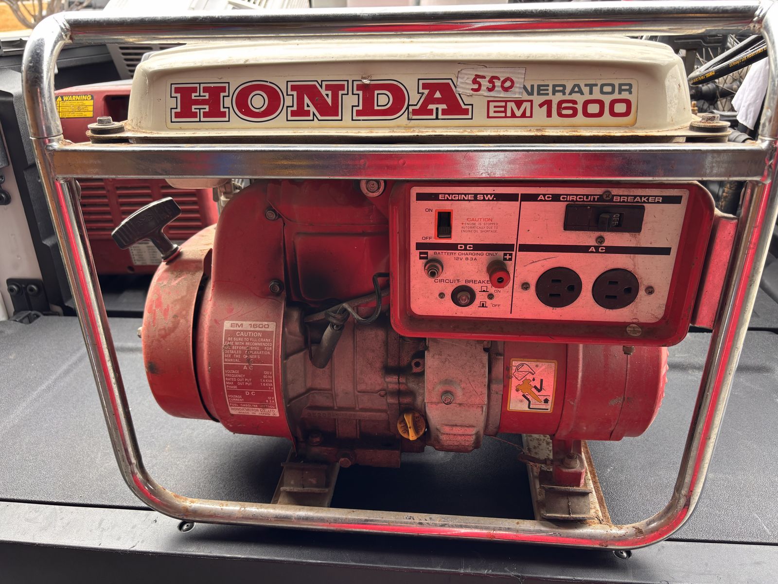 Oldy But A Goody!  Honda 1600 Watt Generator