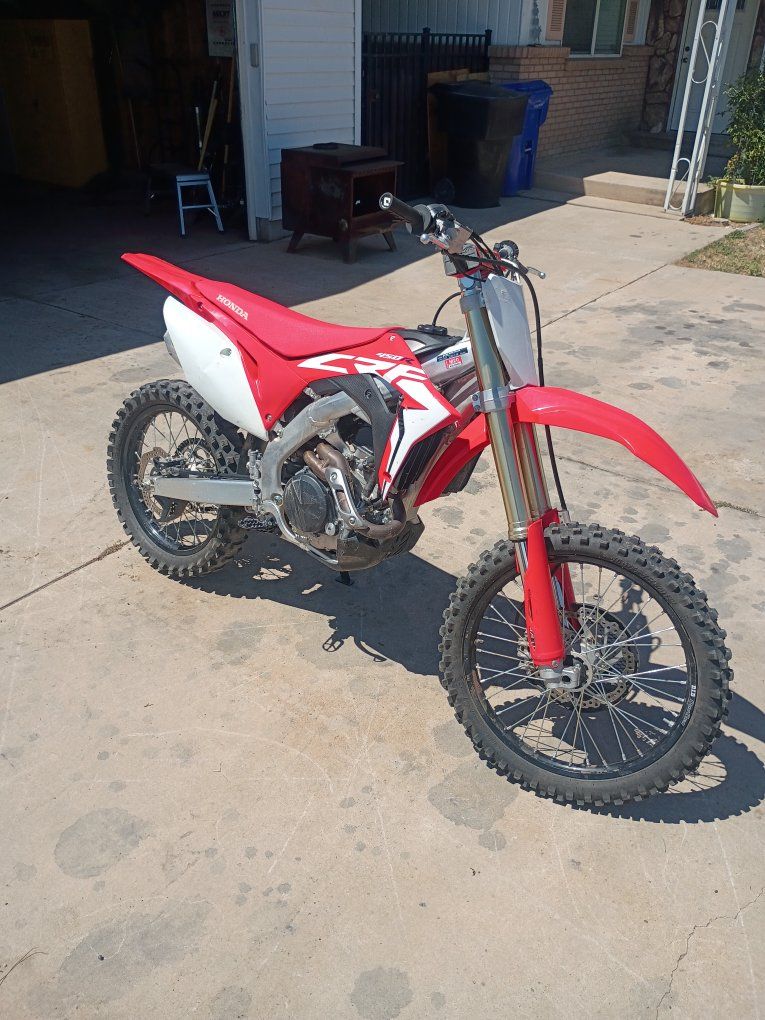 Honda CRF Dirt Bike, Red & White, Great Condition, Off-Road Ready