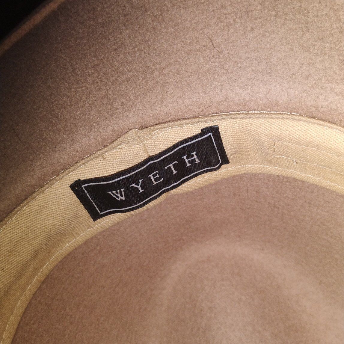 old school wyeth felt. fidora / cowboy hat