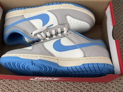 Nike Dunk Low Retro Light Blue Grey Size 8.5 with Original Box never worn