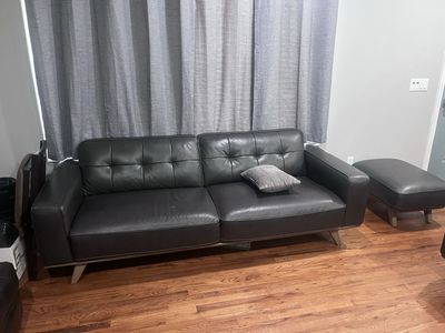 Leather Couch Set