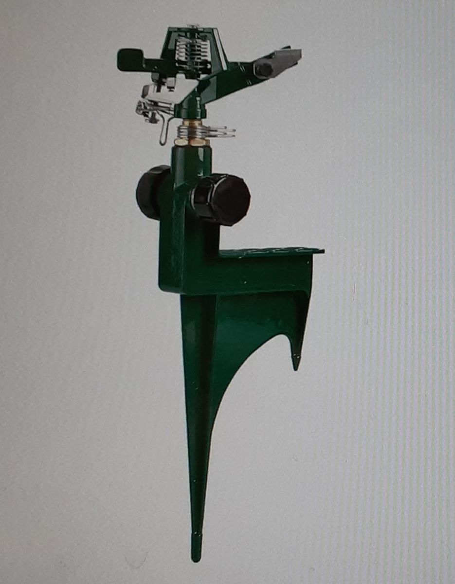 Orbit 56351N Adjustable Zinc Impact Sprinkler On Metal Step Spike - New