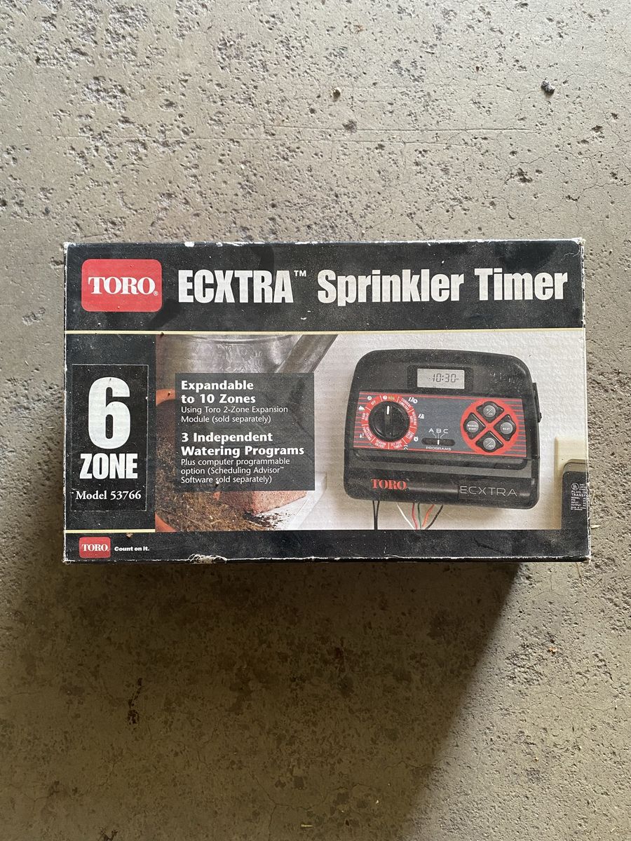 Toro Ecxtra 6 Zone Sprinkler Controller