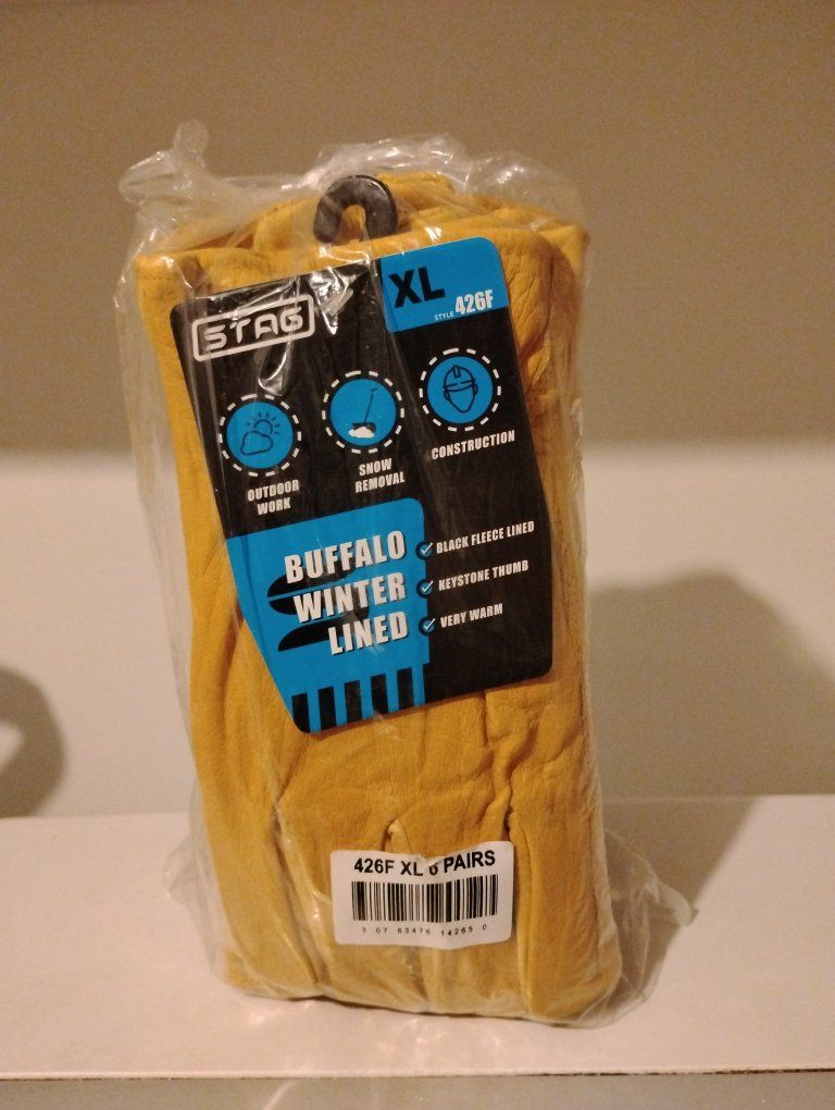 Golden Stag Winter Lined Gloves 6 pack