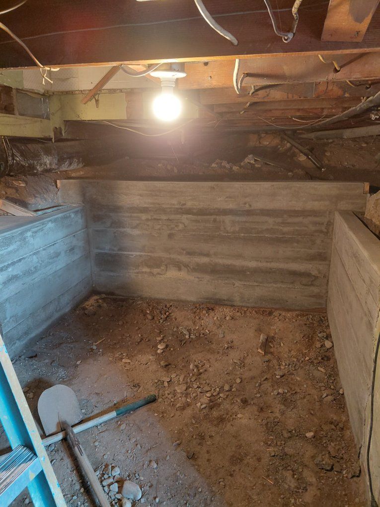 Basement Walkout| Foundations | Garage Slabs |  Stem Wall | Pads | Flatwork | Fire pits