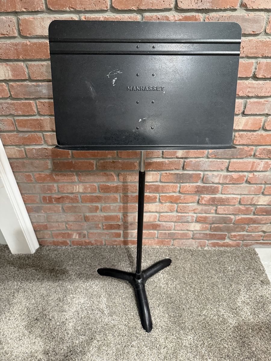 Manhasset Black Orchestral Music Stand Used Condition