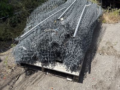 Chain-link fencing material