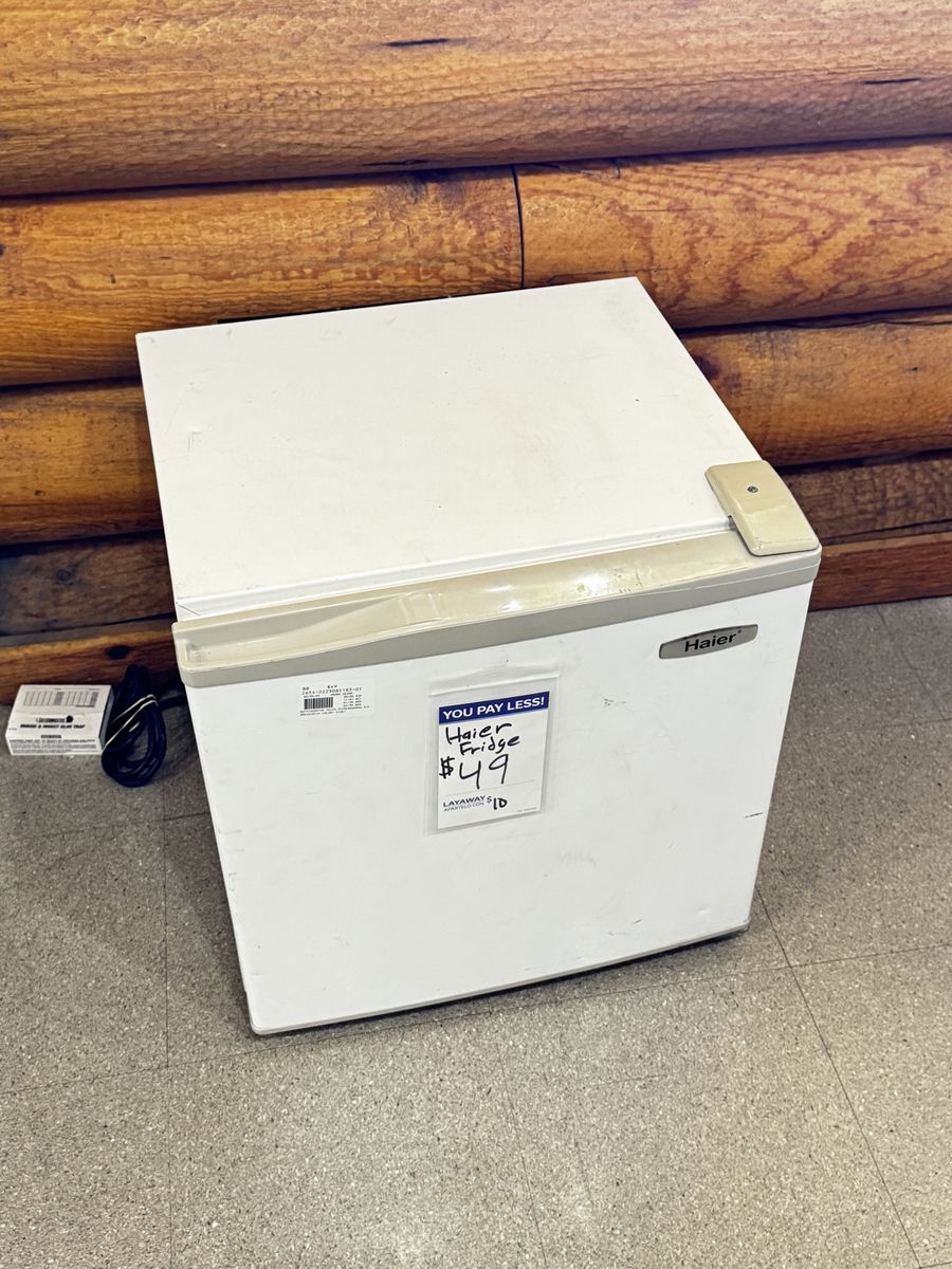 Haier Compact Mini Fridge Refrigerator White - Perfect for Dorms, Offices, or Extra Storage